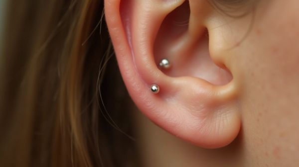 Quelles boucles d'oreilles choisir après un premier piercing ?